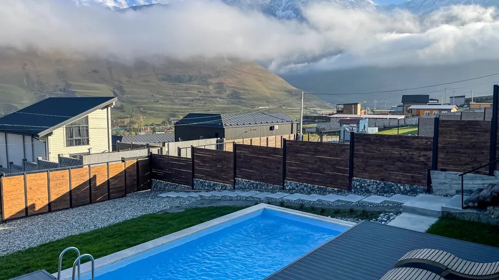 Дом с панорамным видом в горах Северной Осетии