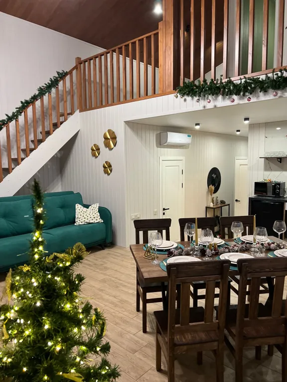 Бобраленд - уютный коттедж с панорамными окнами