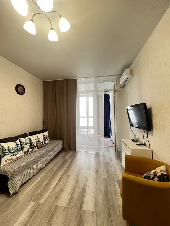 Квартира Уютная квартира с панорамным остеклением в ЖК Любимово — Краснодар