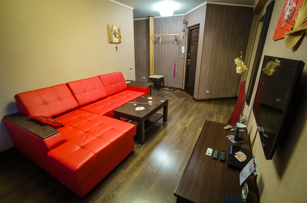 Двухкомнатная квартира в стиле Япония с джакузи в полу