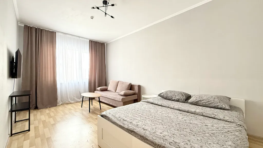 Квартира Квартира Hugge Place | Двухкомнатная студия у Аквапарка с Wi-Fi — Новосибирск