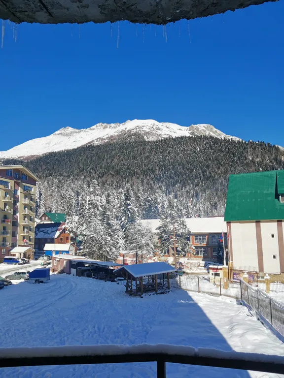 Уютная 1 комнатная квартира в тихом, красивом ущелье Домбая