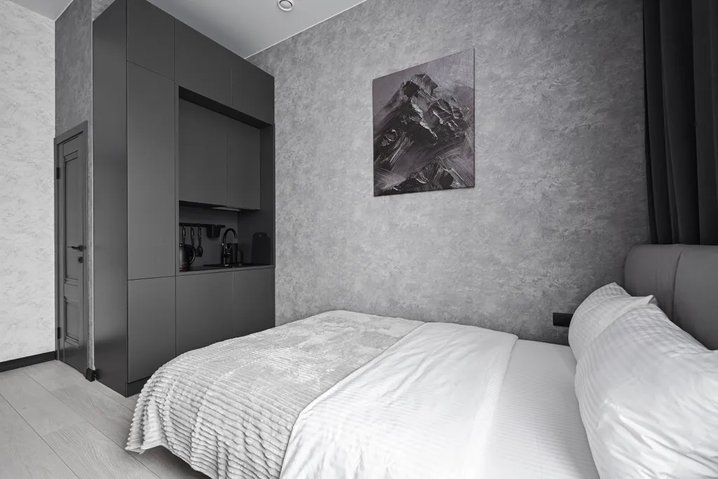 Квартира Квартира Студия в ЖК Park Side в монохромном стиле 2 — Санкт-Петербург