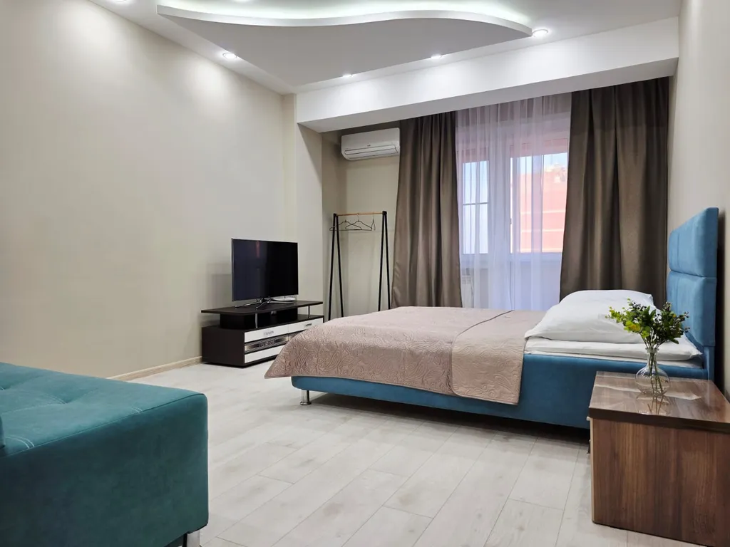 Уютная просторная 2х комнатная квартира с видом на город