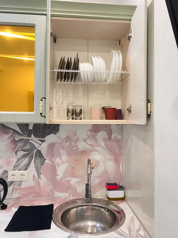 Уютная однокомнатная квартира на 4 человек