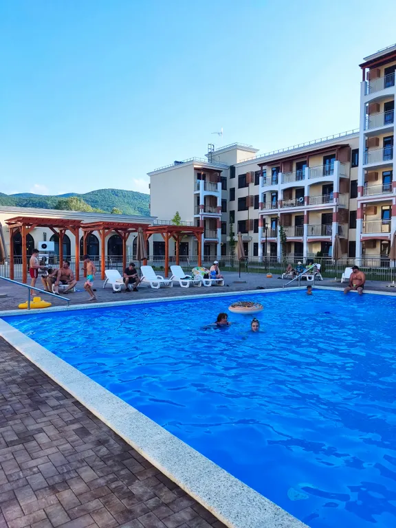 Квартира Уютная студия с видом на бассейны и горы — аренда посуточно в Сукко