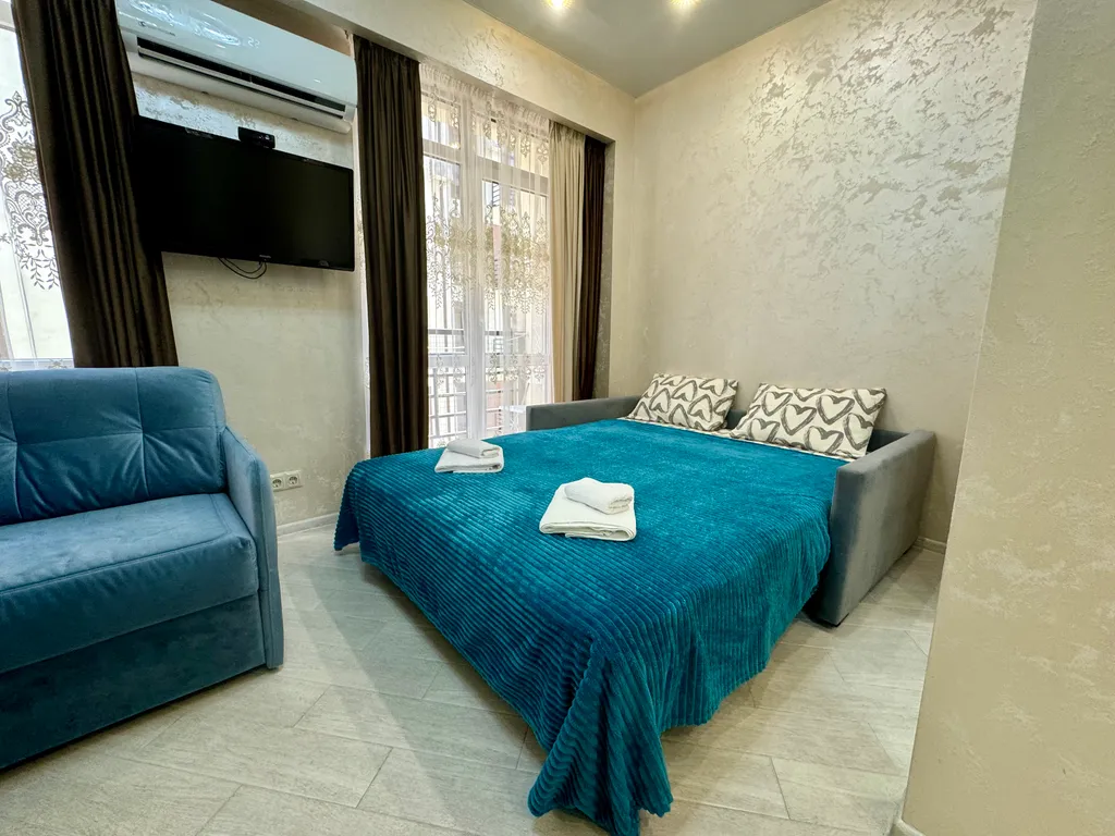 Квартира Квартира Студия с боковым видом на море в 10 минутах от пляжа — Сириус