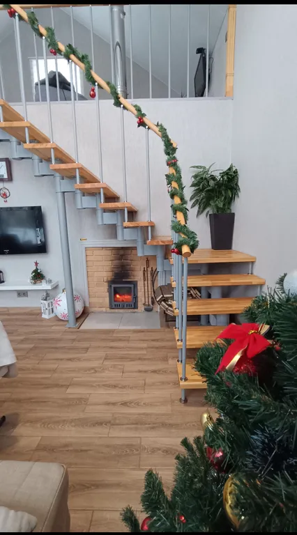 Загородный дом с баней на дровах