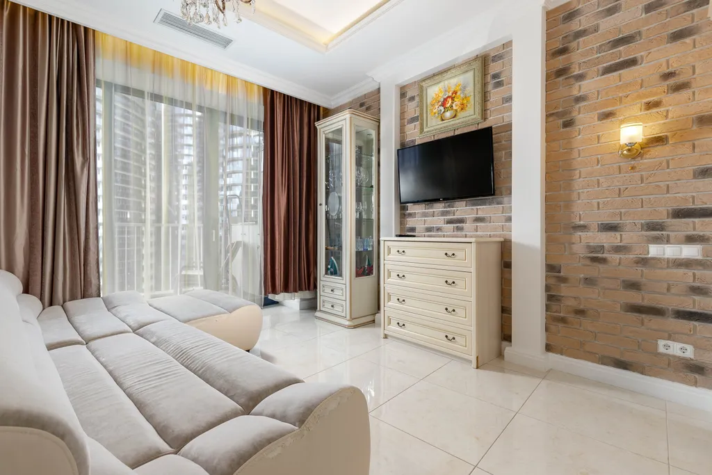 Апартаменты в Актёр Галакси с террасой, 2 спальнями, боковым видом на море