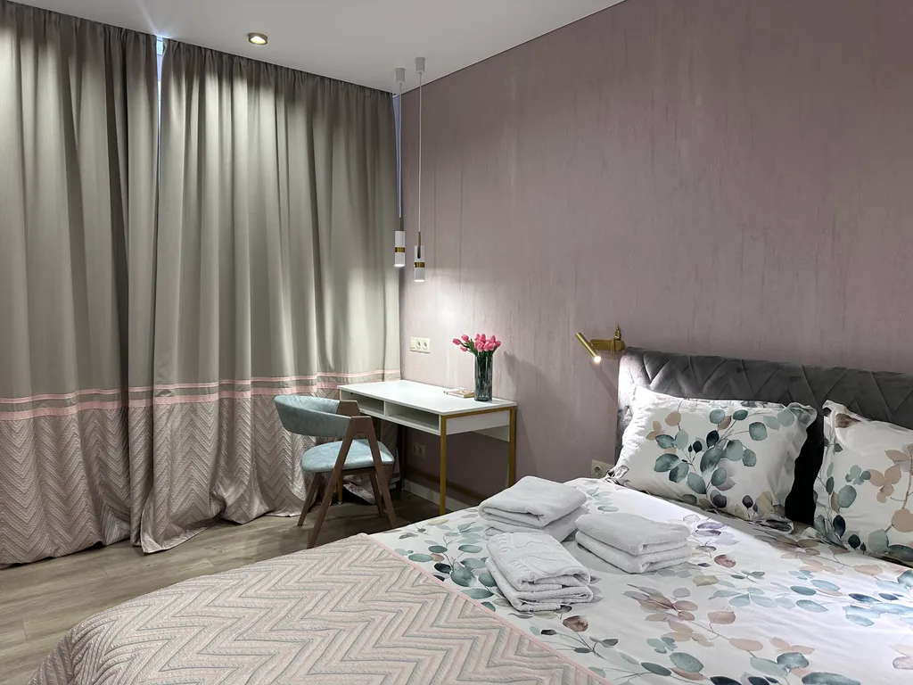 Уютная квартира, отдельная спальня и кухня-гостиная