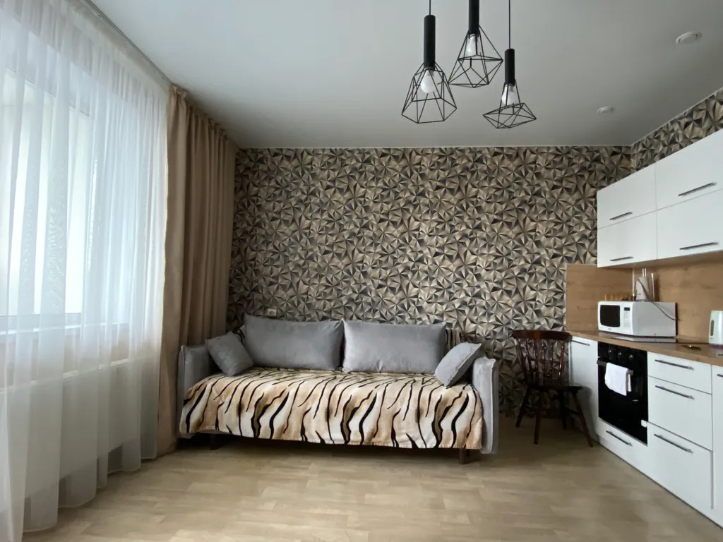 Уютная студия со спальней в парковом