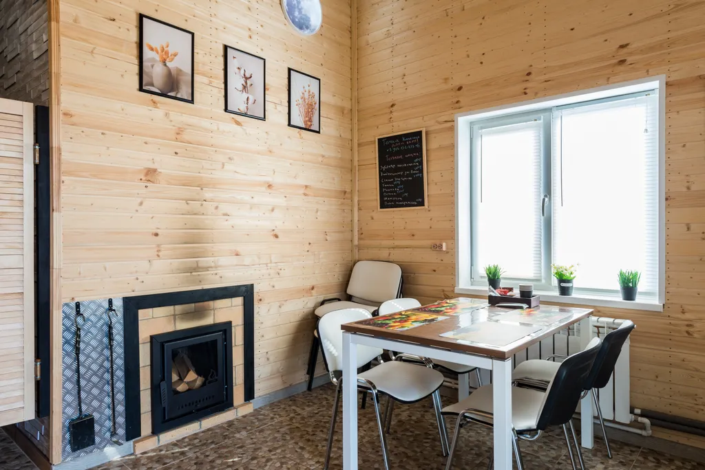 Коттедж Уединенный домик с баней и купелью на природе — Пикино