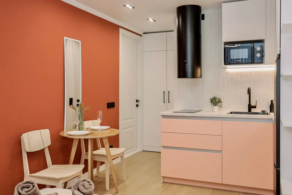 Дизайнерская студия премиум-класса c великoлепным видом для двоиx