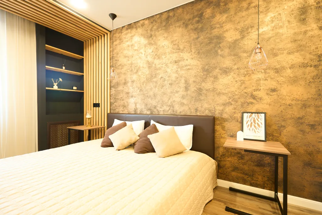 Квартира с дизайнерский ремонтом в новом доме, есть парковка