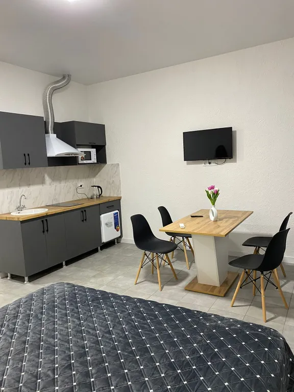 Новые семейные апартаменты, двор, мангал