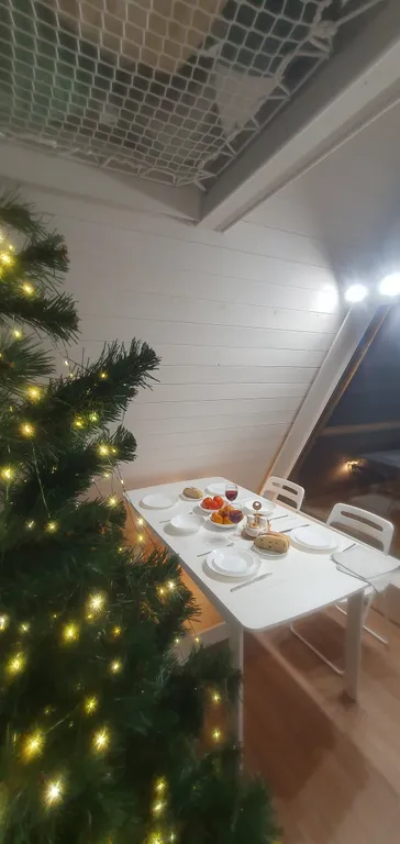 Коттедж Видовой парящий дом в заповеднике с банным чаном, без соседей — Муханки