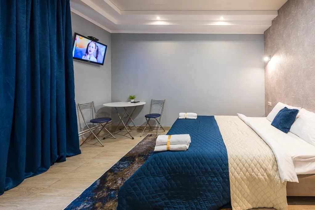 Уютное жильё с кухней и санузлом