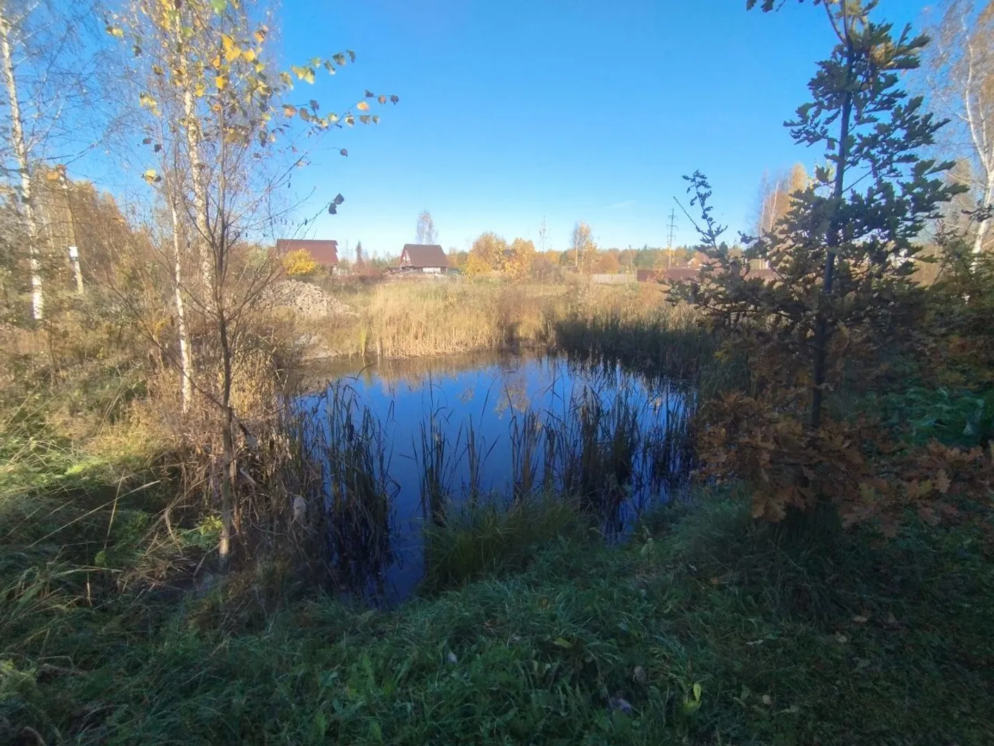 Пожарный водоем для детей рыбу половить.