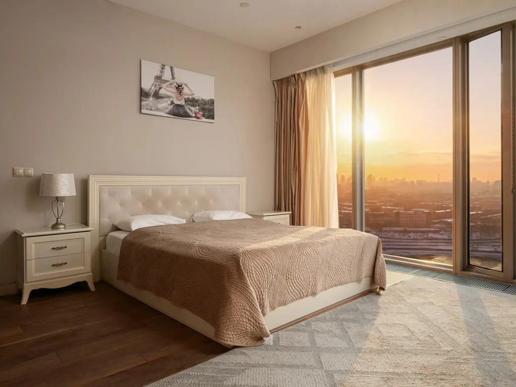 Oko Gudja 29 этаж 100 м2 панорамный вид на город шикарный закат