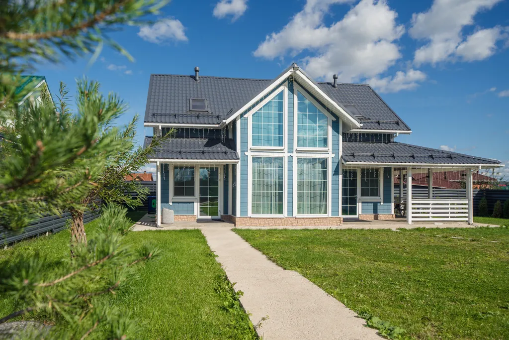 Коттедж Panda House Standart с баней на дровах — Коммунар