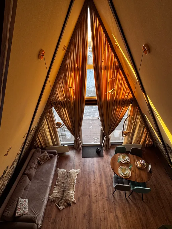 Уютный a-frame дом