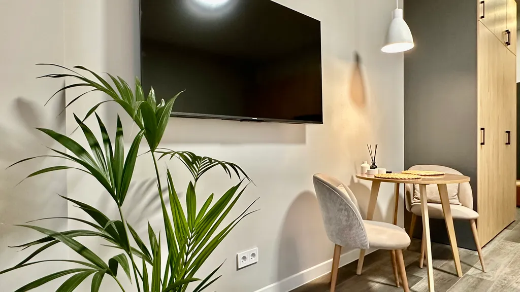 #58 Стильные апартаменты с видом на горы