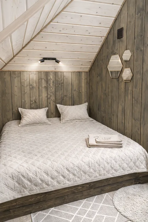 Современный домик с баней, чаном и беседкой