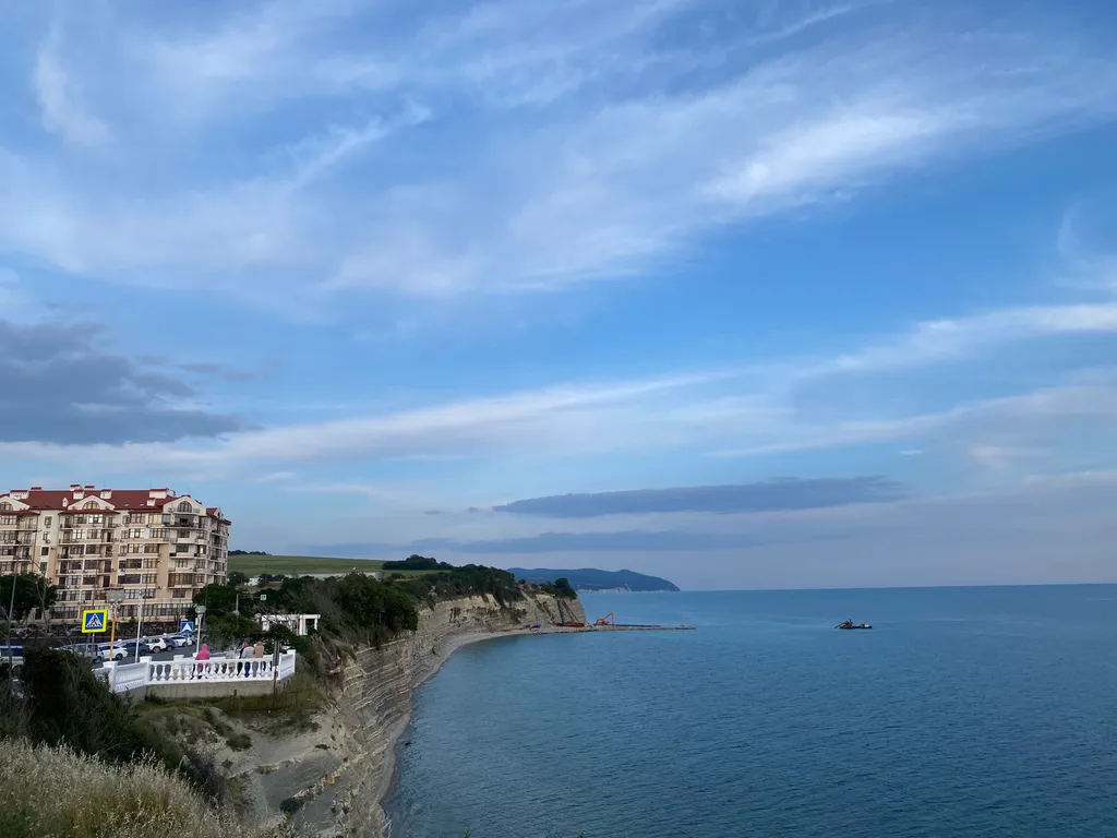 Квартира Квартира Студия с балконом и шикарным видом на море — Геленджик
