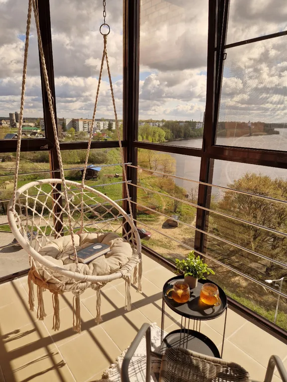 Уютная квартира с видом на реку