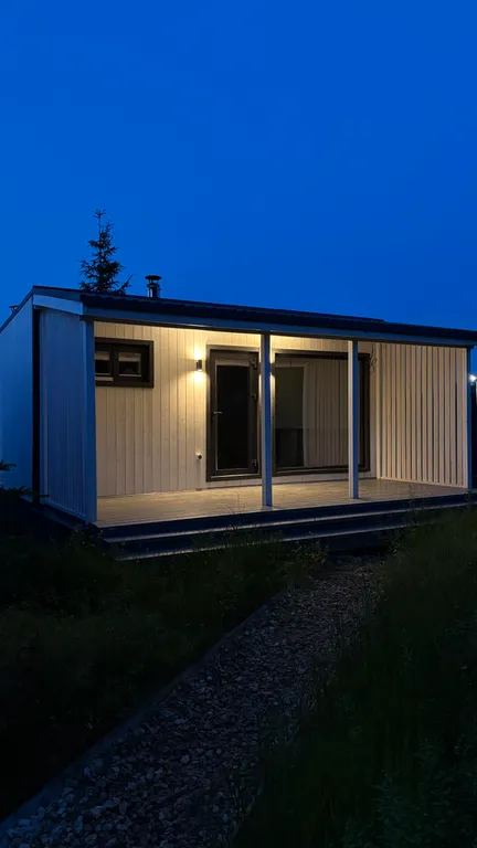 Уютный дом с баней у леса