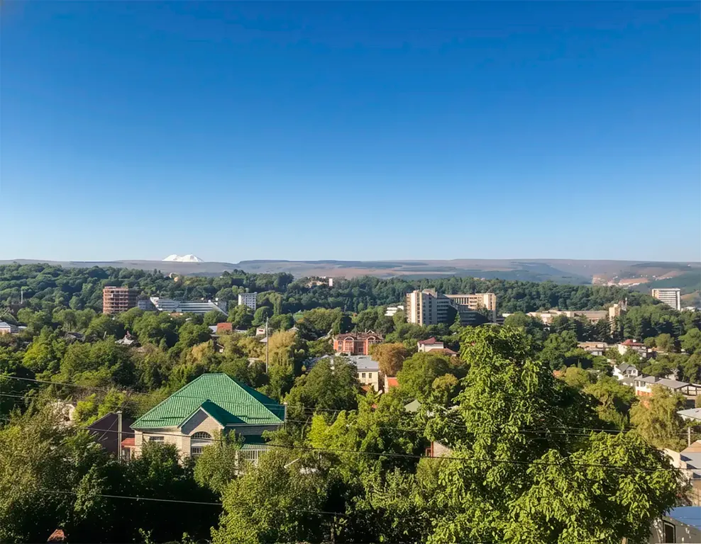 Коттедж Дом на склоне с панорамой на Эльбрус, район Башкирский круг — Кисловодск