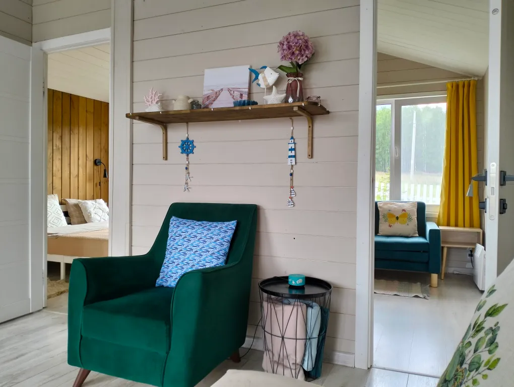 Уютный дом с баней и чаном