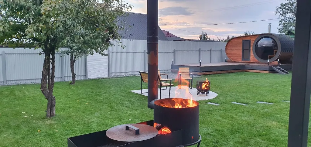 Дом-купол в загородном комплексе