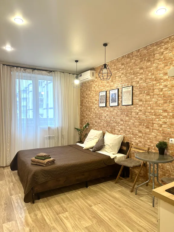 Квартира Стильная студия на двоих с магазином Пятерочка в этом же доме — аренда посуточно в Борисоглебск