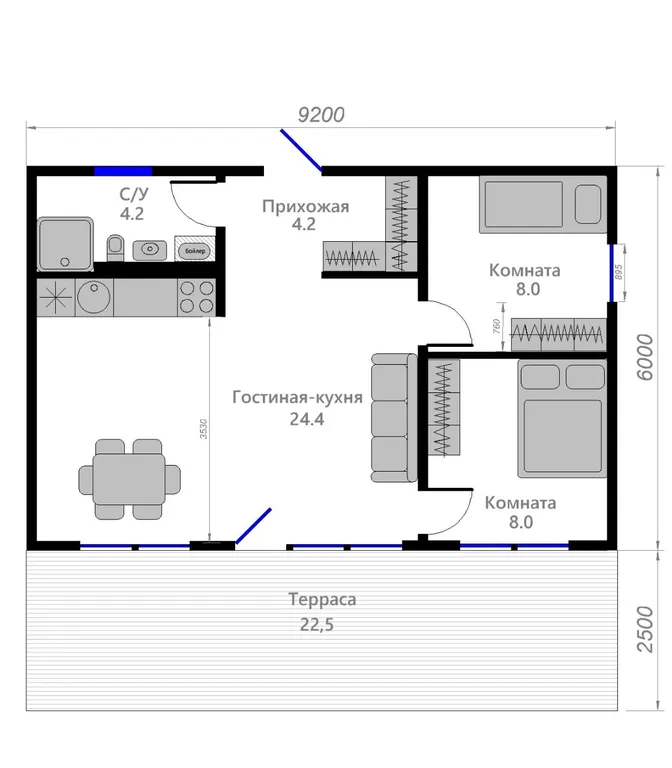 Дом в лесу рядом с озером