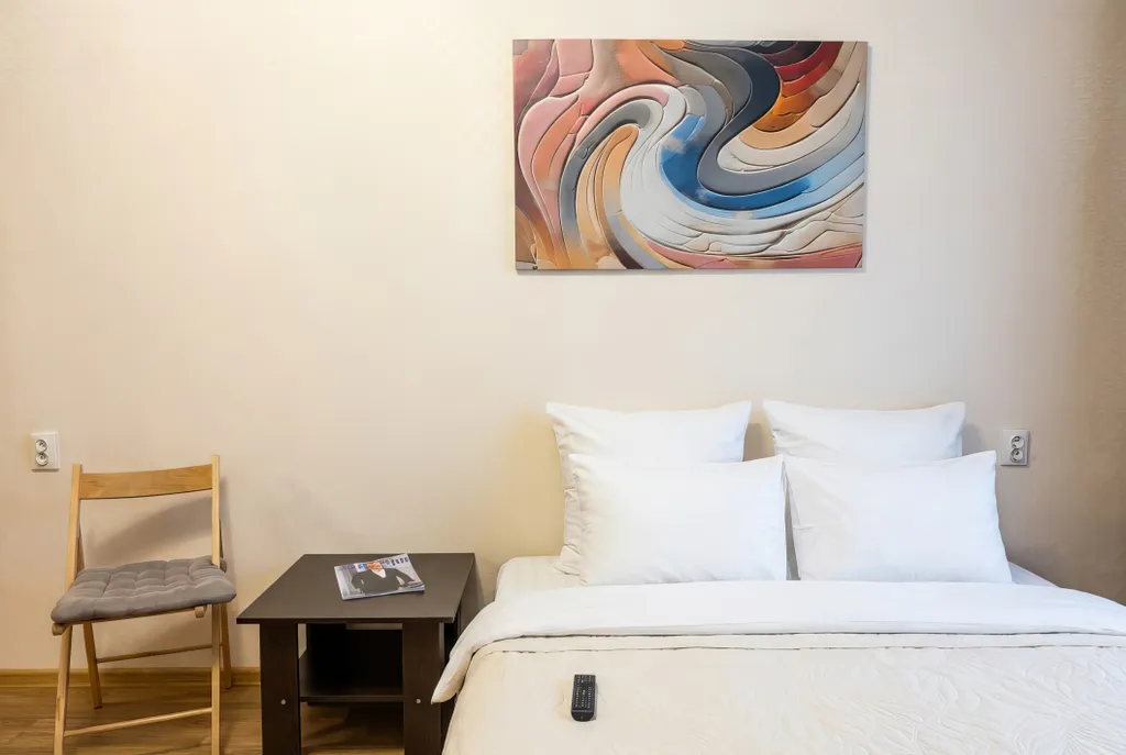 Просторные двухкомнатные апартаменты с балконом и видом на реку