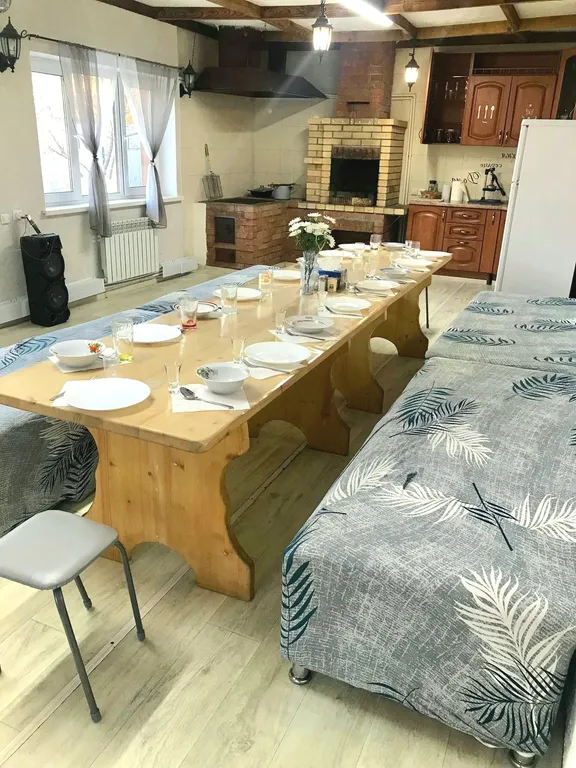 Коттедж с баней на дровах