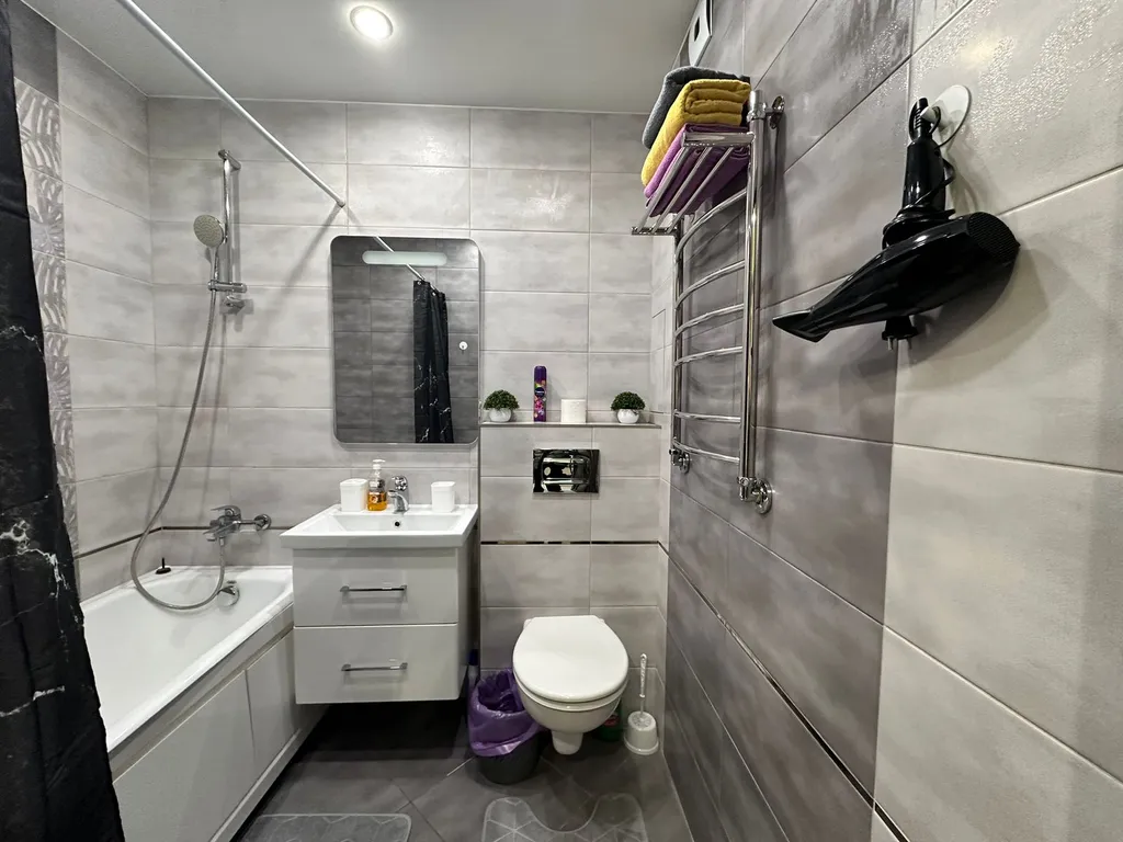 Уютная 1-комнатная квартира в Рязани у Солотчи Современный ремонт, Wi