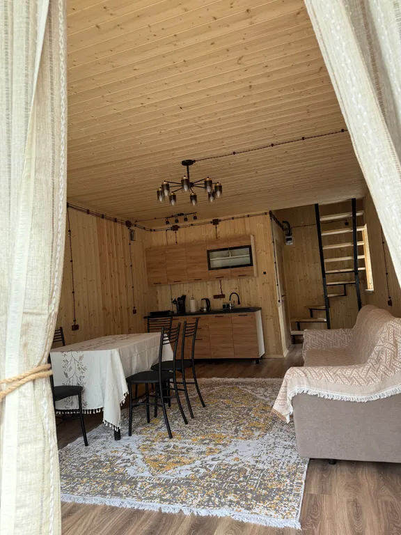 Эко домик в лесу