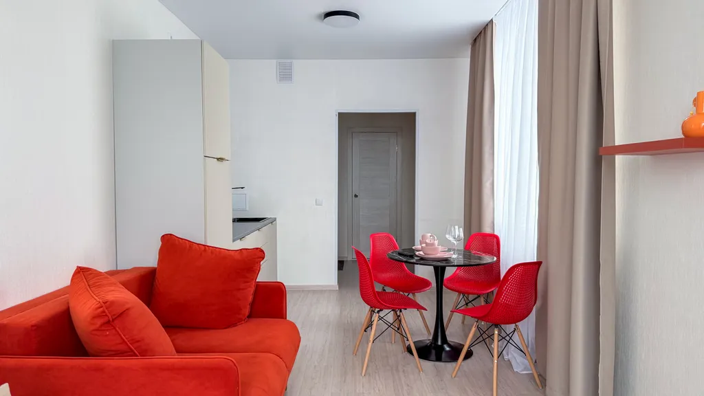 Студия на высоком этаже