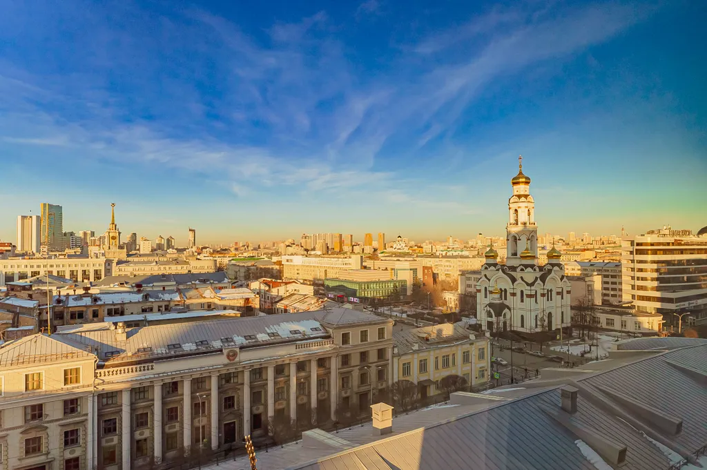 Квартира Квартира Студия-апартамент в комплексе Radius Central House на высоте 11 этажа — Екатеринбург
