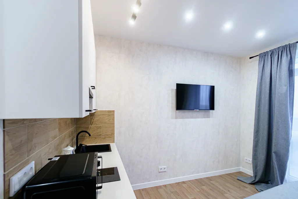 Студия Космос на 24 этаже в ЖК Аквамарин