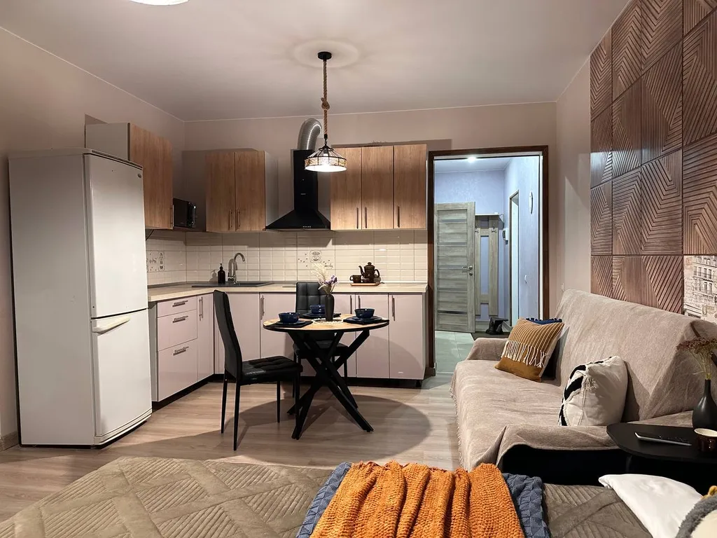 Квартира Квартира Студия Город мастеров с балконом и окном в ванной комнате — Нахабино