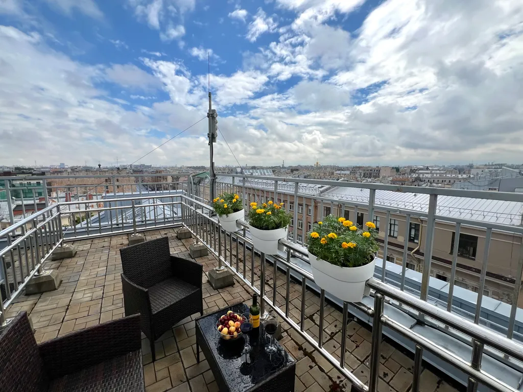 Апартаменты с собственной террасой на крыше