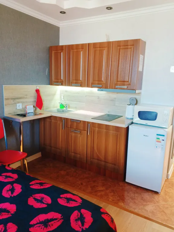 Уютная студия с видом на сосновый бор