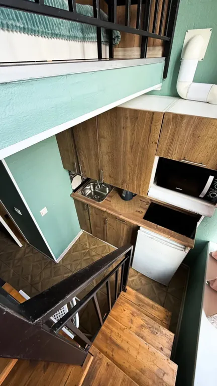 Квартира Квартира Двухуровневая студия у метро Автозаводская — Москва