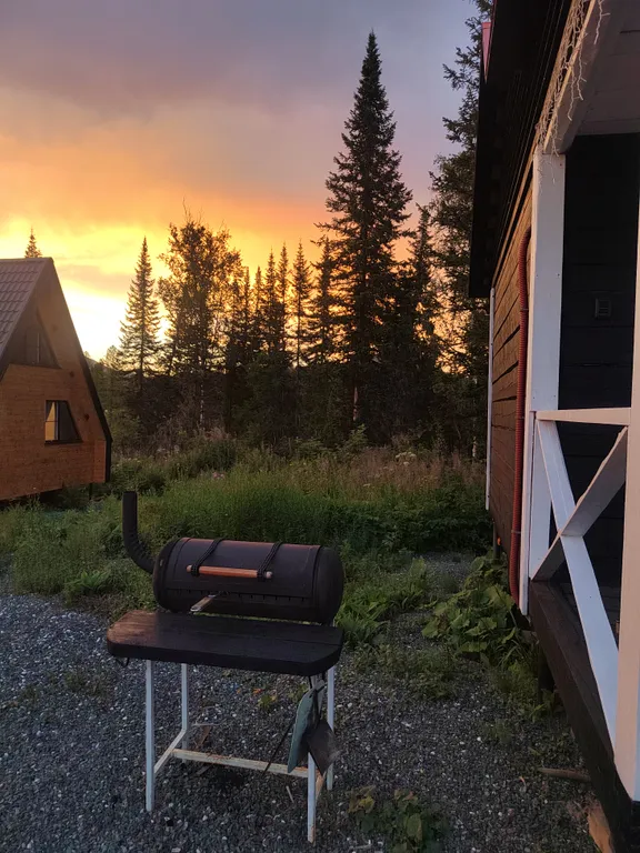 Коттедж Уютный, теплый дом с видом на гору Мустаг — Шерегеш