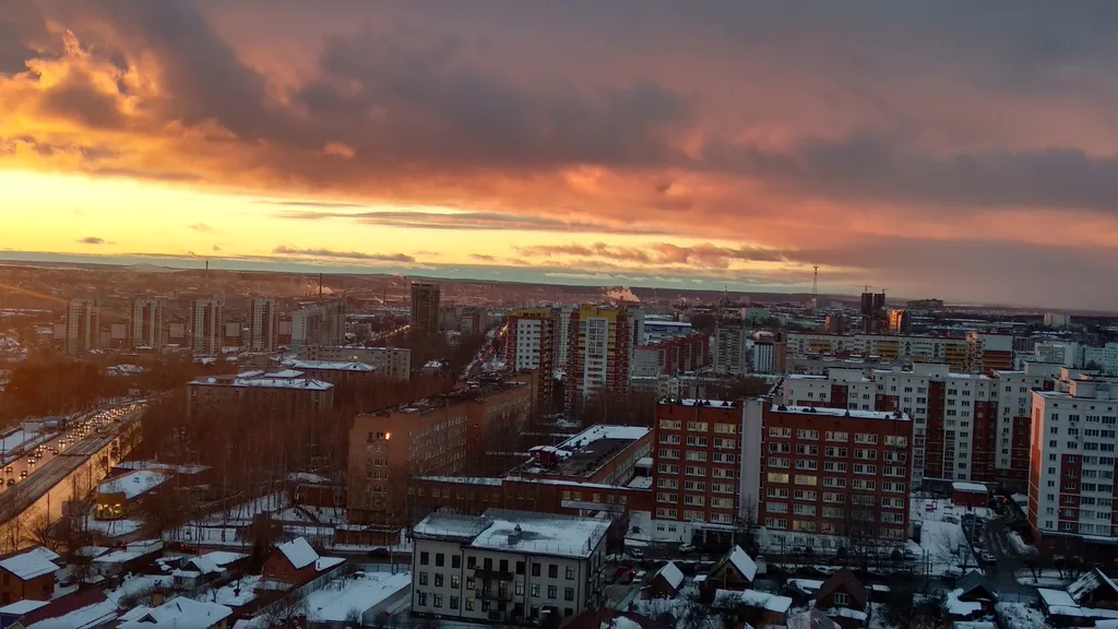 Квартирка с панорамным видом на город