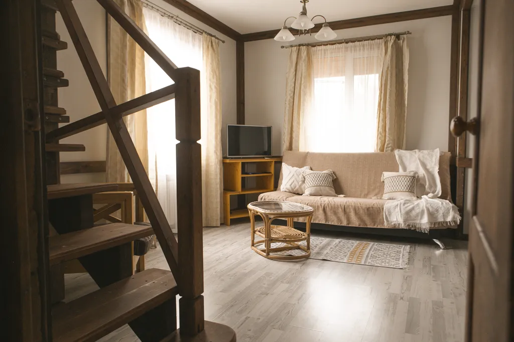 Двухэтажный дом за городом в Тарусском районе