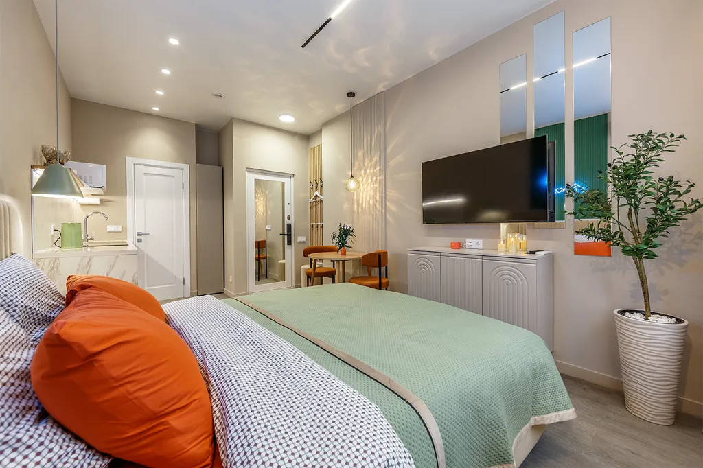 Квартира Квартира Уютная студия в ЖК Прокшино — Москва